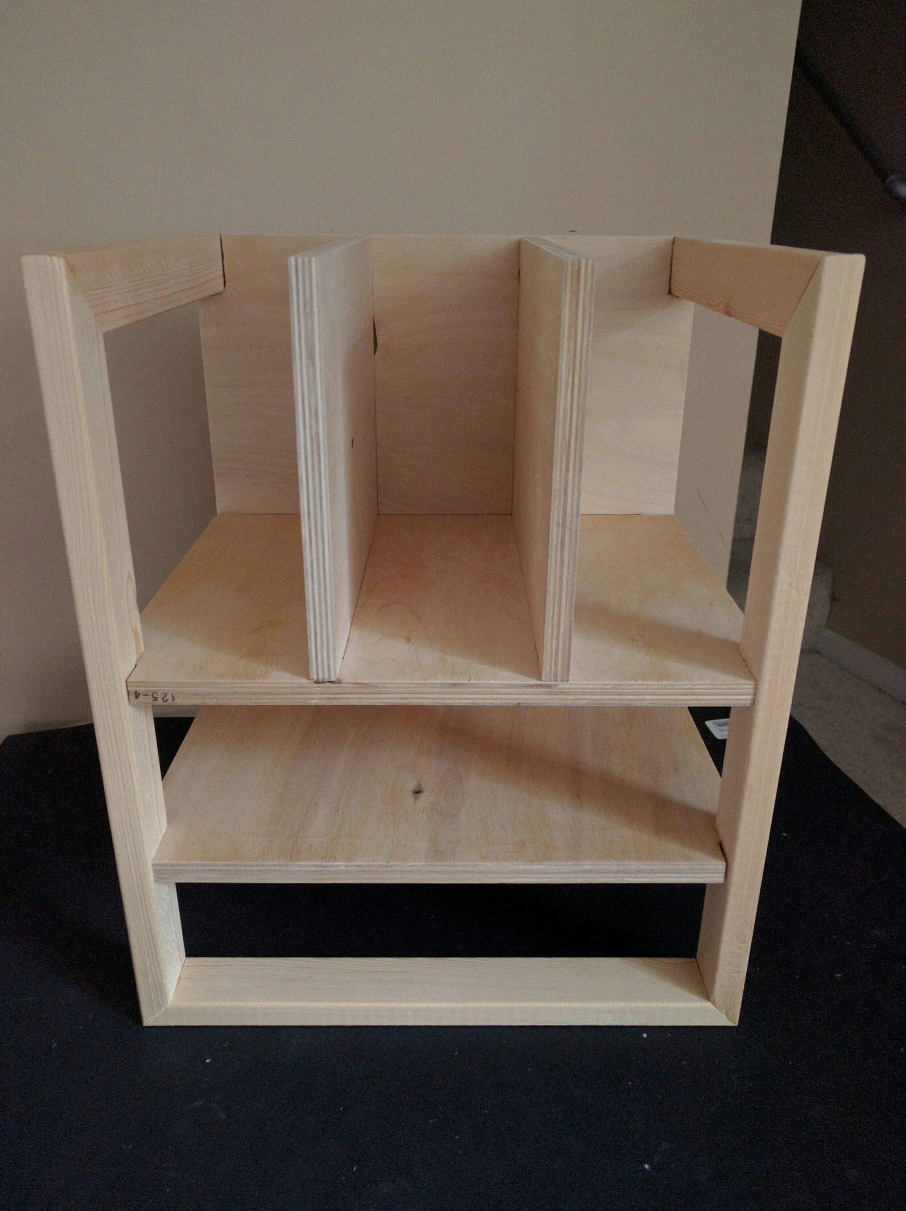 Handmade Small Media Organizer by King Custom Furniture