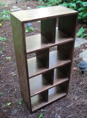 Custom Made Mr2 Custom Hardwood Open Back Bookcase