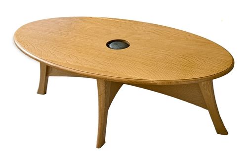 Custom Made Oval Coffee Table