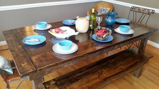 Custom Made Colonial Farmhouse Dining Table