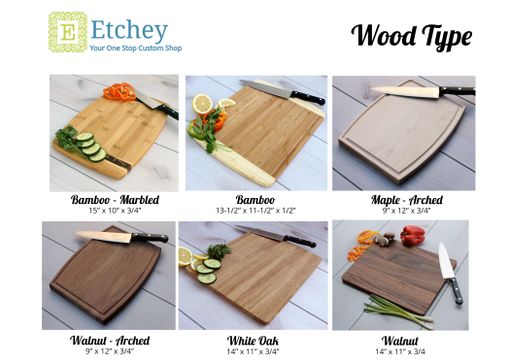 Custom Made Personalized Cutting Board, Engraved Cutting Board, Custom Wedding Gift --Cb-Wo-Graingers