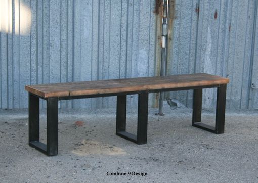 Buy A Handmade Vintage Industrial Bench Seat Reclaimed Wood