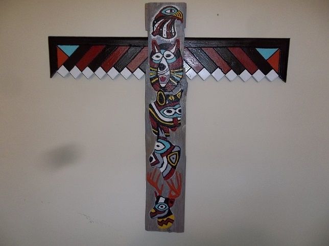 Hand Crafted Totem by LODGE/Woodsandwatersarts | CustomMade.com