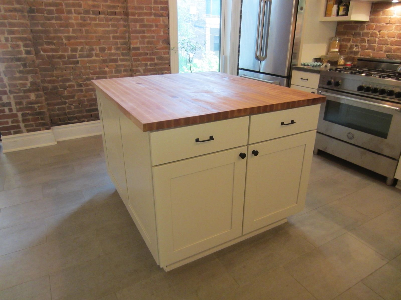 Custom Butcher Block Kitchen Island Top By Elias Custom Furniture And