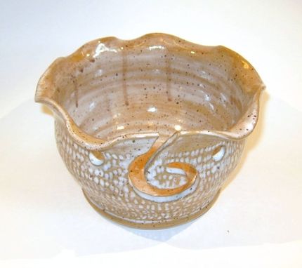 Custom Made Yarn Bowl In Luscious Colors Of Cream