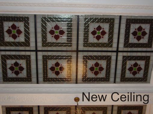 Custom Made Faux Stain Glass Ceiling