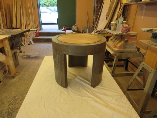 Custom Made Round Oak Table