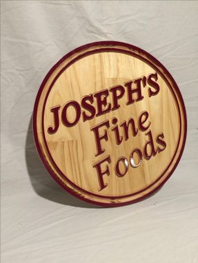Custom Made Small Business Sign And Offices Wall Sign With Your Logo Or Business Named Sign Small Round Sign