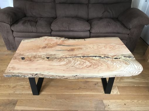 Custom Made Live Edge Honey Locust Coffee Table