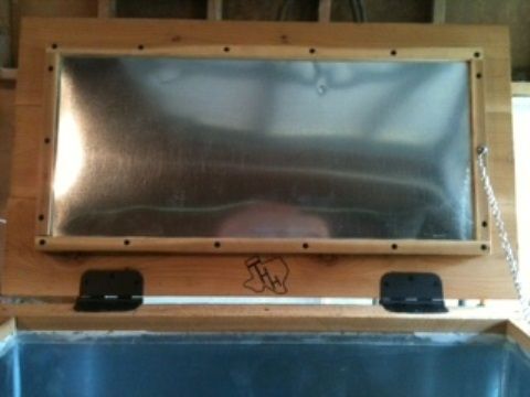 Custom Made Rustic Wood Cooler, Ice Chest, 90qt
