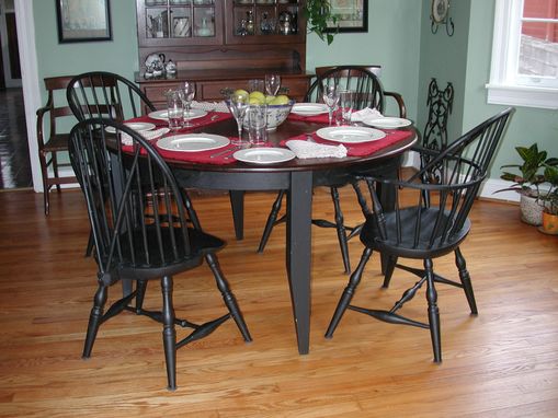 Custom Made Table And Windsor Chairs