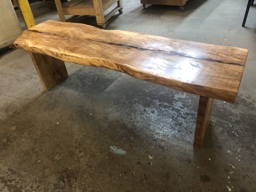 Custom Made Spalted Maple Bench Or Coffee Table, Ready To Deliver