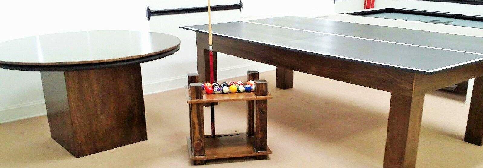 Buy Hand Made 8ft Conversion Pool Table With Ping Pong Top !, made to
