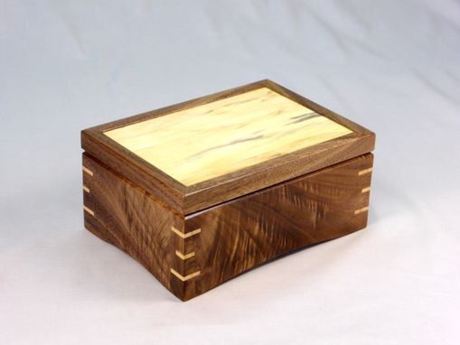 Buy a Hand Made Walnut & Spalted Maple Jewelry/Keepsake Box, made to ...