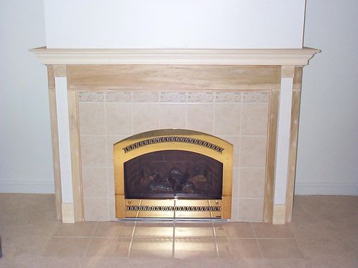 Custom Made Custom Fireplace Surround Remodel