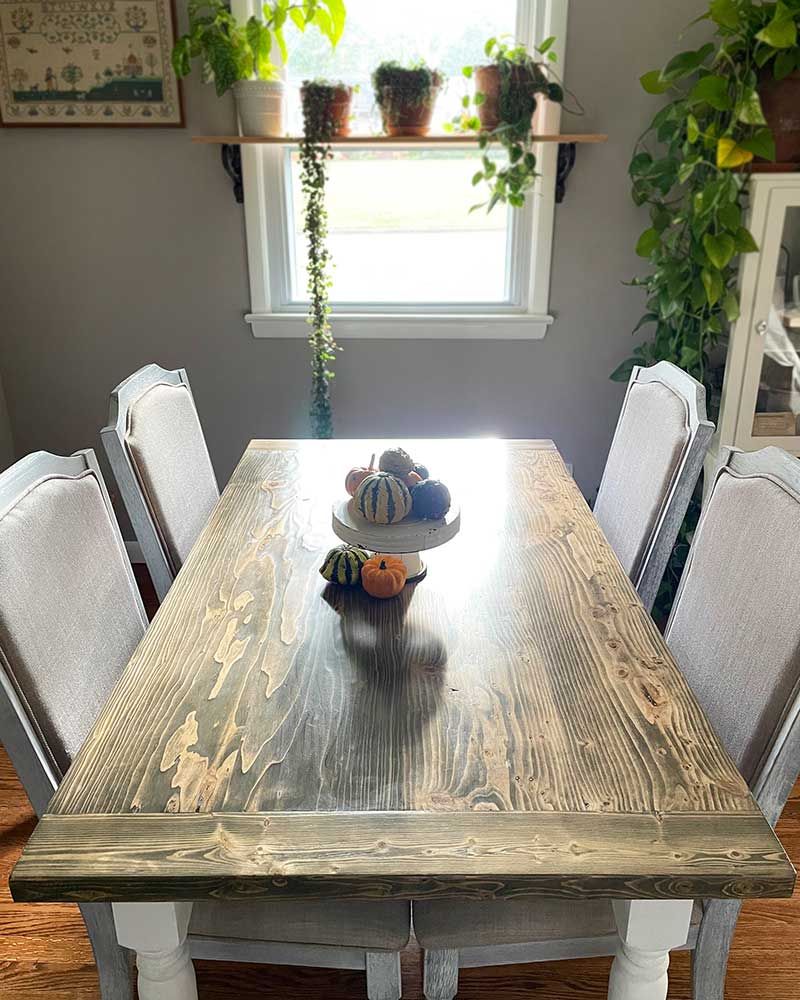Buy Hand Made Grimmway Farmhouse Style Dining Table White Farmhouse