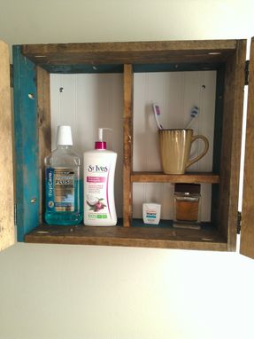 Custom Made Barnwood, Medicine Cabinet, Bathroom Cabinet, Crate, Liquor Cabinet, Apothecary Cabinet
