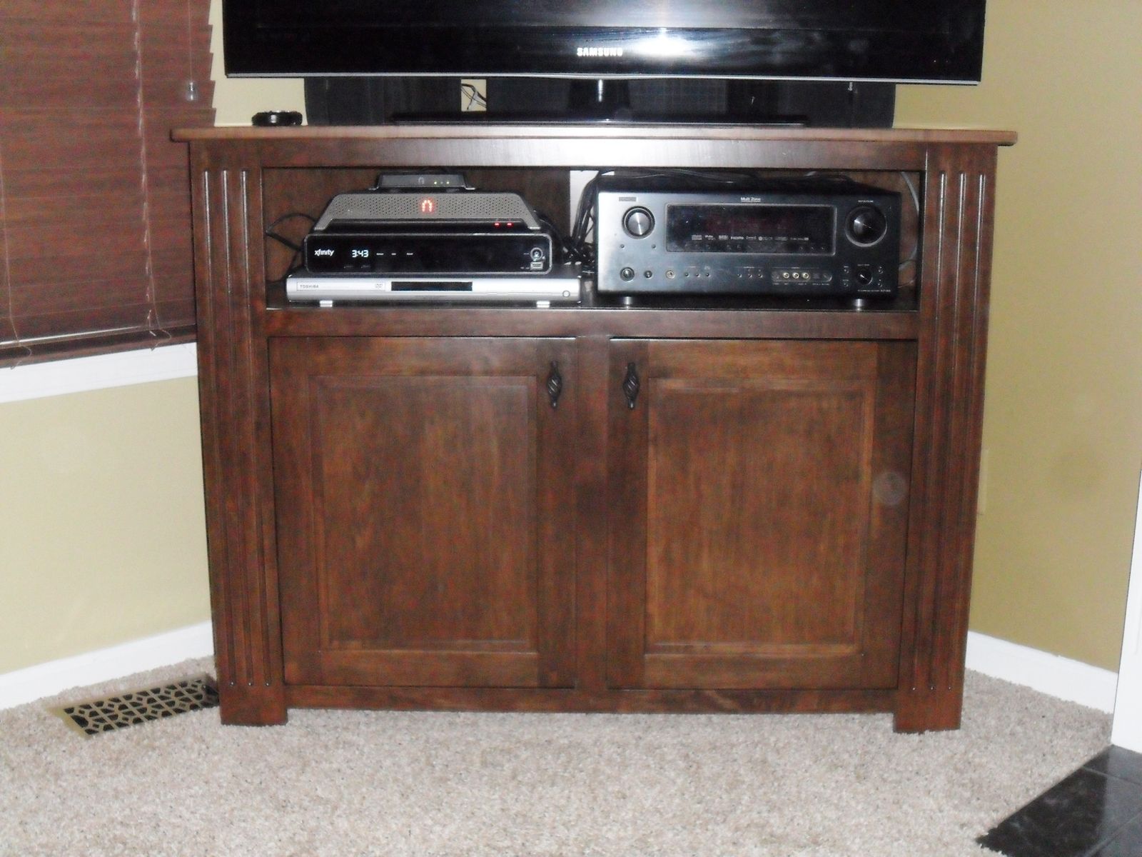 Hand Made Custom Tv Stand by Kubbe Kraft