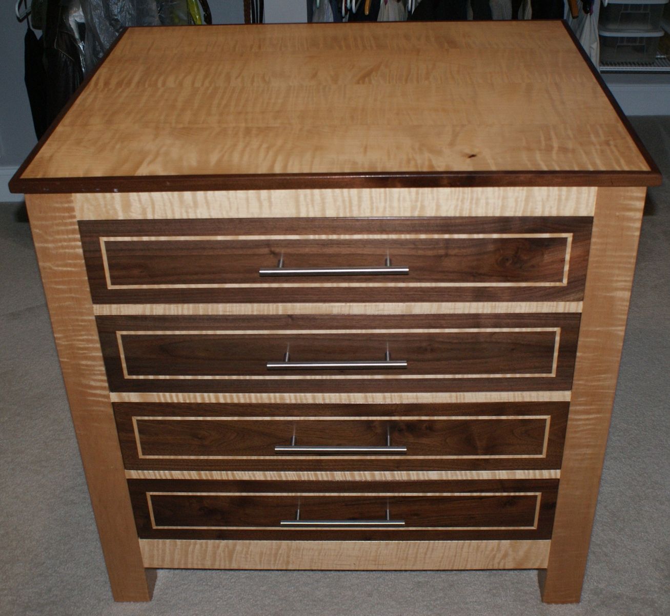 Hand Crafted Double Dresser Island By Hudson Woodworking And Custom Made Double Dresser Island