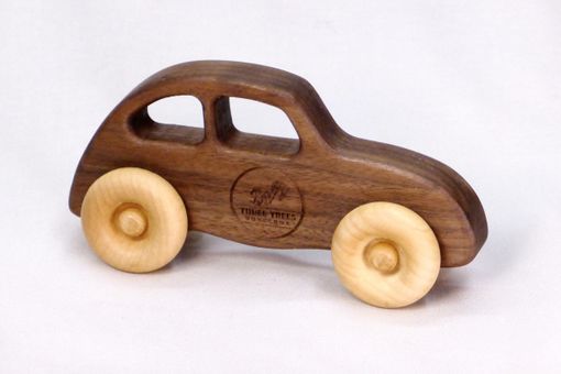 Custom Made Wooden Toy Love Bug - Customized With Name