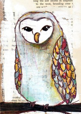 Custom Made Barn Owl Print Fine Art Owl Print Owl Art