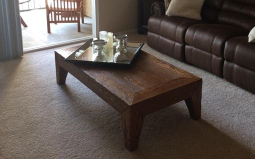 Custom Made Rustic Wood Coffee Table