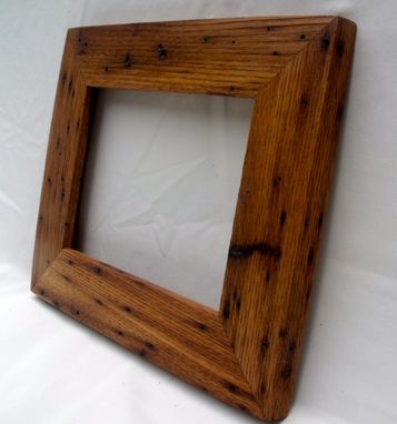 Custom Made Reclaimed Wormy American Chestnut Picture Frames