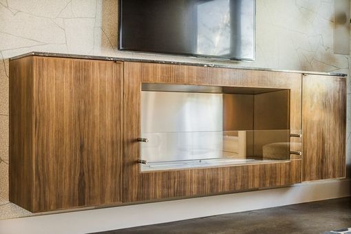 Hand Made Free Floating Fireplace By The Manufactory Llc