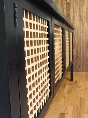 Custom Made Black Credenza
