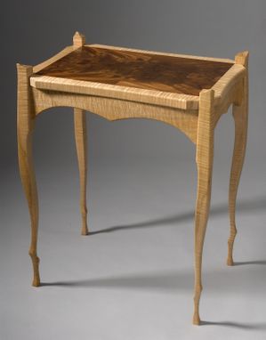 Custom Made Contemporary Art Nouveau Side Table