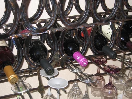 Custom Made Wine Rack - Wall Mount
