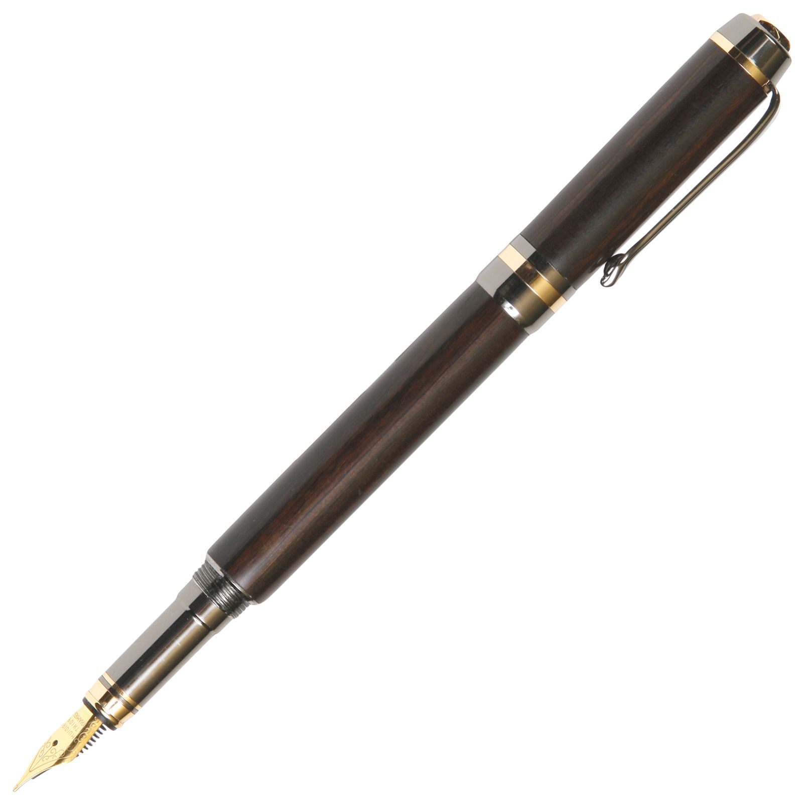 Buy Hand Made Lanier Elite Fountain Pen - Blackwood - Fe7w07, made to ...