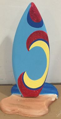 Custom Made 1ft Tall Surf Surfboard Party Table Centerpiece Decor