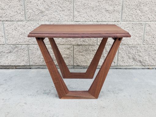 Custom Made Minimalist End Table - Mid Century Modern End Table - Scandinavian Side Table