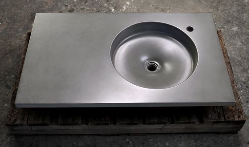 Custom Made Orb Concrete Vanity Sink