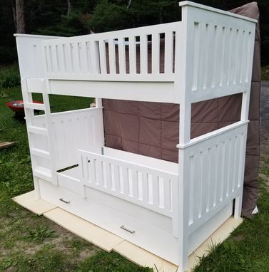 Custom Made Bunk Bed/ Double Twin Bed Combo