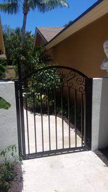 Custom Made Fully Welded Aluminum Pedestrian Gates