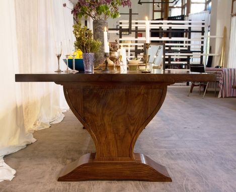 Custom Made Dining Table Walnut Solid Wood