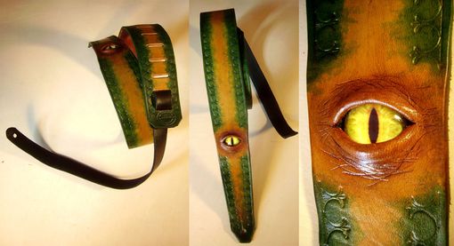 Custom Made Handcrafted Leather Guitar Straps