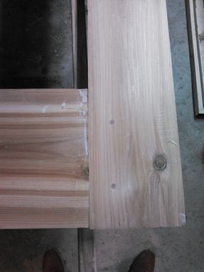 Custom Made Cedar And Walnut Entry Door