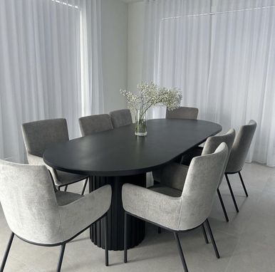 Custom Made Oval Dining Table