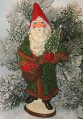 Custom Made German Belsnickle Santa Handcrafted From An Antique Chocolate Mold