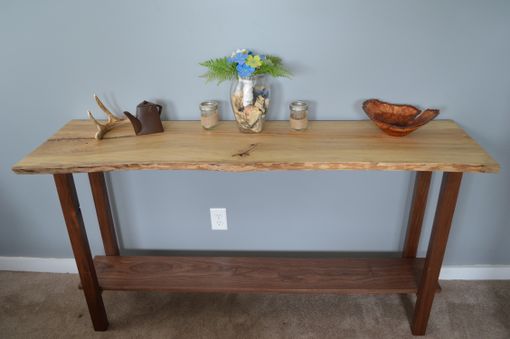 Custom Made Live Edge Gum Console Table