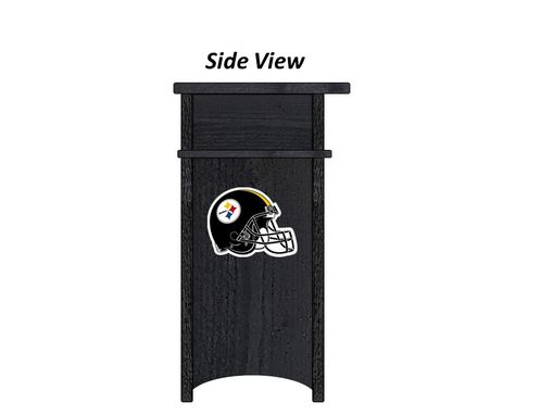 Custom Made 70" Pittsburgh Steelers Liquor Home Bar Cabinet