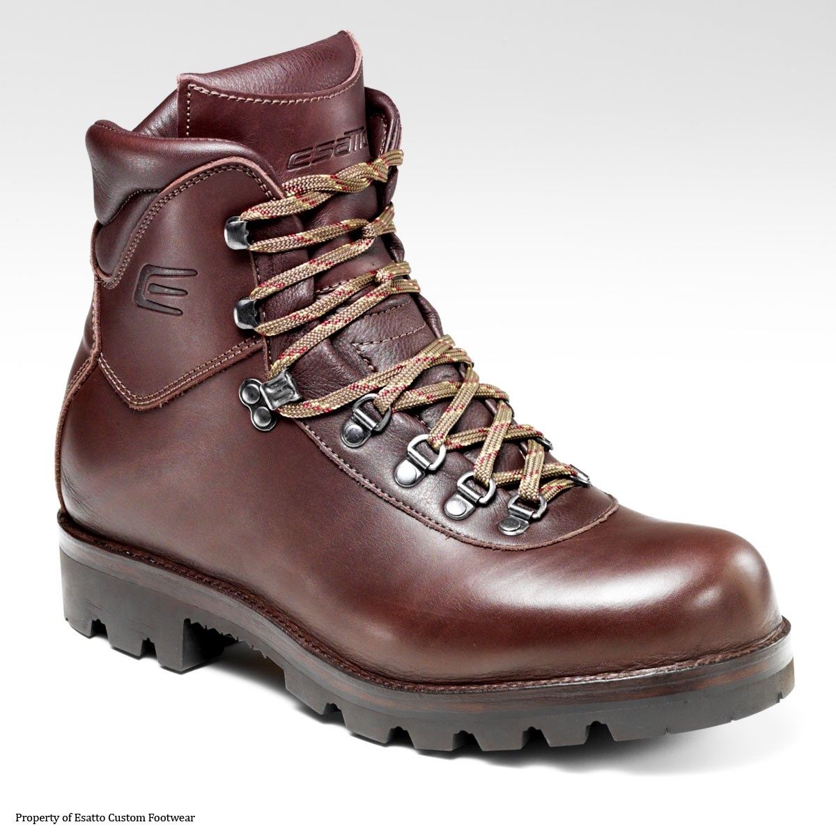 handmade leather hiking boots