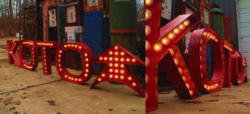 Custom Made 24 X 23 X 4.5 Large Movie Theater Vintage Marquee Art Letter Carnival Available