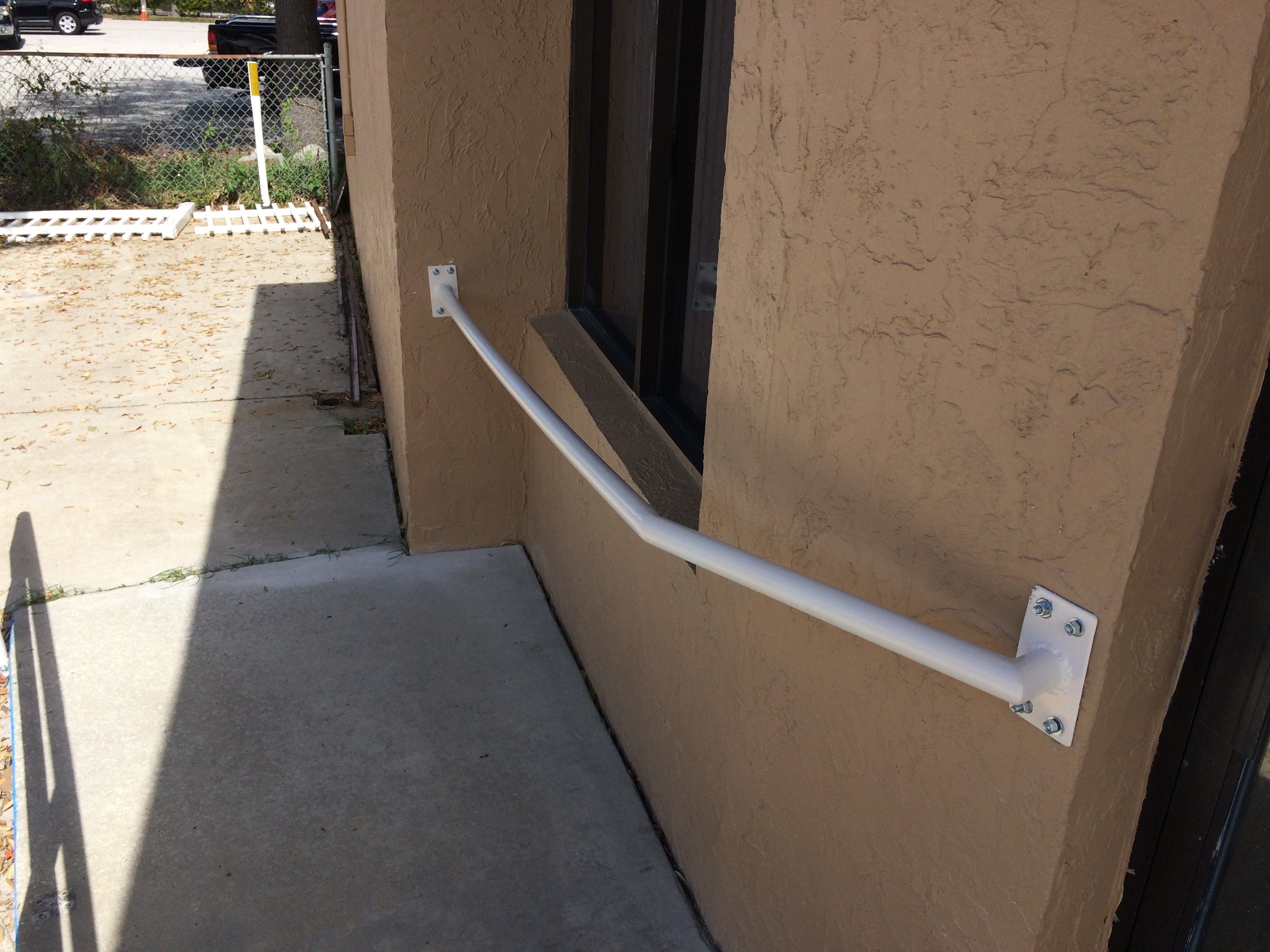 Buy Handmade Custom Indoor/Outdoor Ada Compliant Handrails, made to order from Hands On Metal