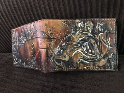 Custom Made Hand Tooled Leather Zodiac Wallets
