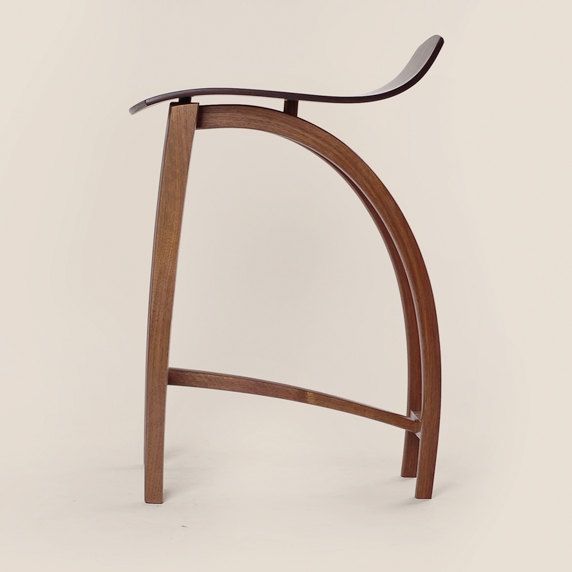 Custom Made Bar Stool by Reed Hansuld Fine Furniture Craftsman
