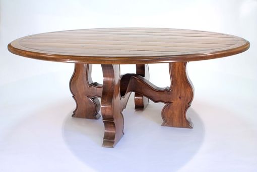 Custom Made Round  Dining Table By Robert Seliger